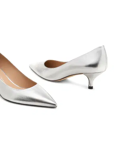 Stuart Weitzman Women's Power 50MM Leather Pumps | Thumbnail 4