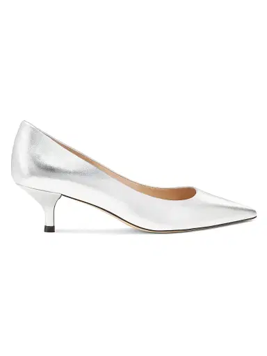 Stuart Weitzman Women's Power 50MM Leather Pumps | Thumbnail 1