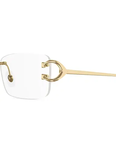 Cartier Women's C Decor Rectangular Opticals - Gold | Thumbnail 3 Cartier Women's C Decor Rectangular Opticals - Gold | Thumbnail 3