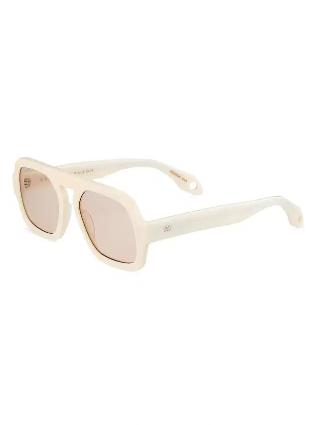 Women's Jane 54MM Sunglasses -  White Light Brown