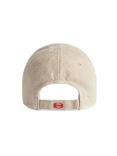 Balenciaga Men's Unity Sports Icon Cap - Beige Red | Thumbnail 4