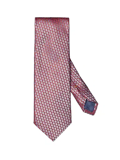 Eton Men's Geometric Woven Silk Tie | Thumbnail 1 Eton Men's Geometric Woven Silk Tie | Thumbnail 1
