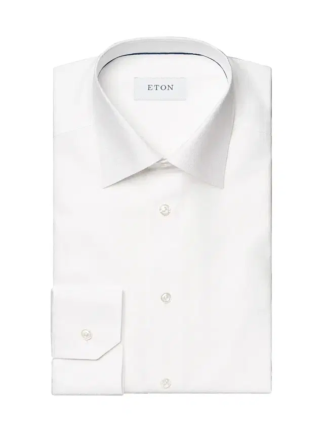 Men's Geometric Jacquard Slim-Fit Shirt - White