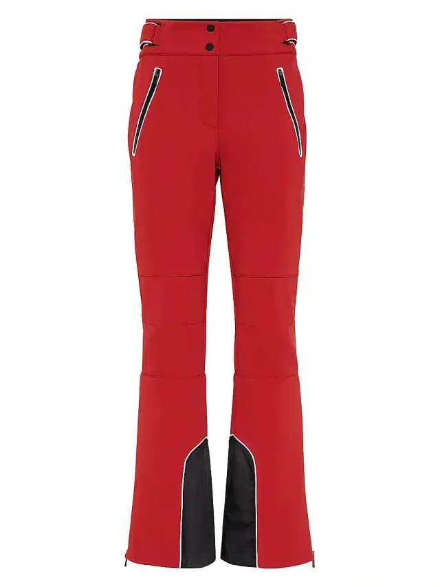 Women's Bonded Techno Fabric Mountain Trousers - Red