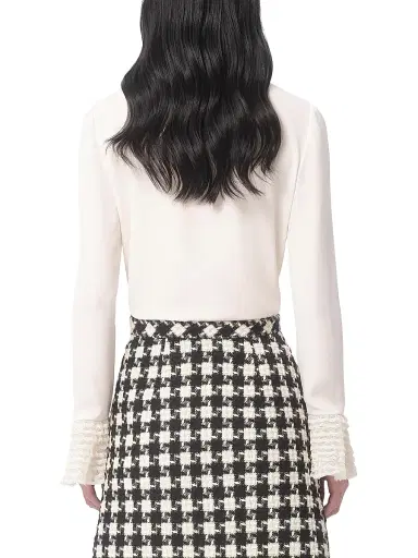 Valentino Garavani Women's Georgette Blouse | Thumbnail 5