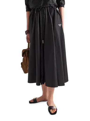 Prada Women's Full Light Re-Nylon Skirt | Thumbnail 3 Prada Women's Full Light Re-Nylon Skirt | Thumbnail 3