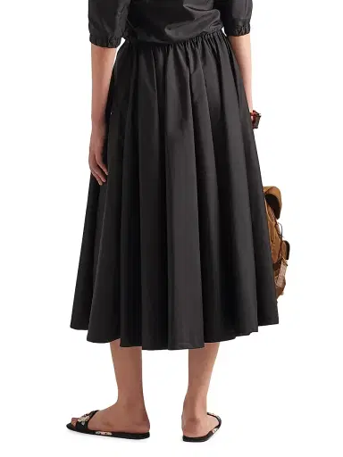 Prada Women's Full Light Re-Nylon Skirt | Thumbnail 4 Prada Women's Full Light Re-Nylon Skirt | Thumbnail 4