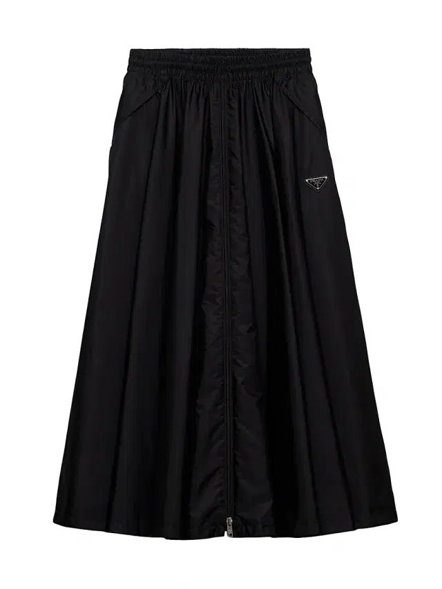 Women's Full Light Re-Nylon Skirt - Black