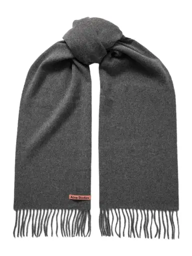 Acne Studios Fringed Wool Scarf | Thumbnail 1 Acne Studios Fringed Wool Scarf | Thumbnail 1