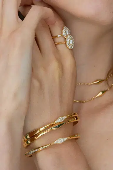 MONICA RICH KOSANN "Points North" Cuff Bracelet | Thumbnail 3