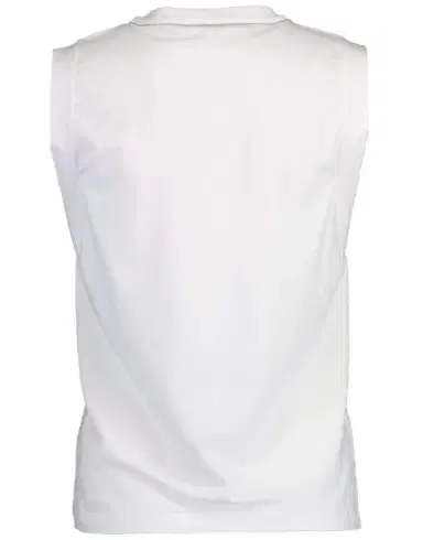 Brunello Cucinelli White Cotton Jersey Muscle Tank | Thumbnail 8