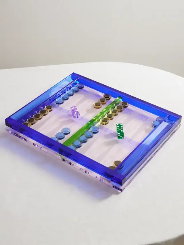 Crystal Backgammon Set