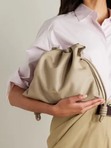 Loewe Flamenco Leather Clutch | Thumbnail 2