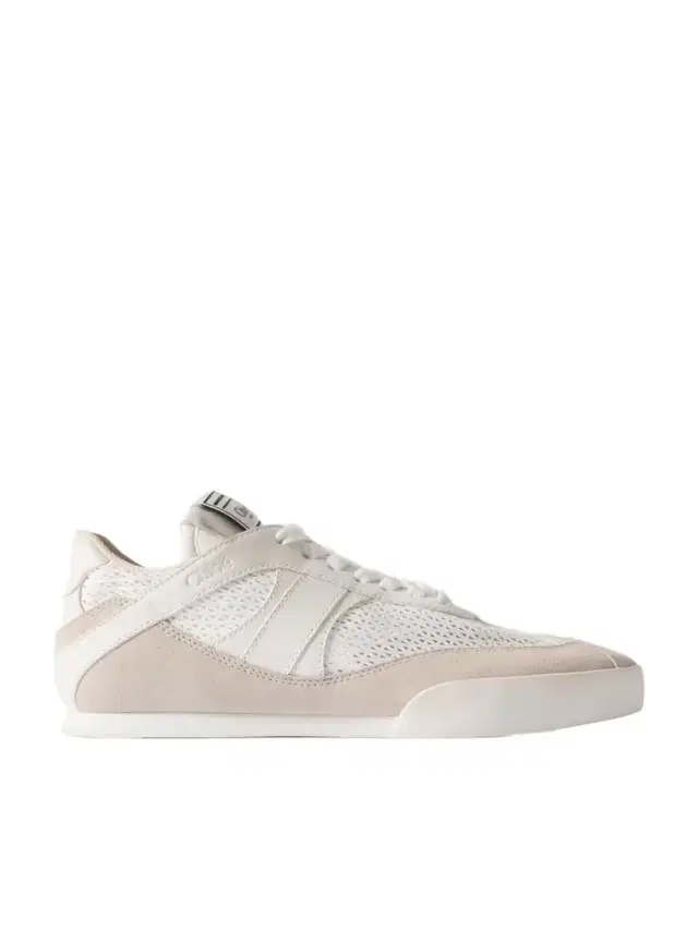 Chloé Kick Suede, Mesh And Leather Sneakers