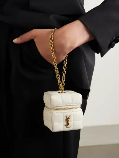 Saint Laurent Cassandre Matelassé Mini Quilted Leather Pouch | Thumbnail 2 Saint Laurent Cassandre Matelassé Mini Quilted Leather Pouch | Thumbnail 2