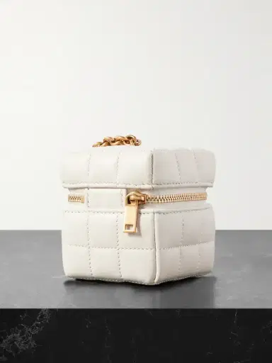 Saint Laurent Cassandre Matelassé Mini Quilted Leather Pouch | Thumbnail 3 Saint Laurent Cassandre Matelassé Mini Quilted Leather Pouch | Thumbnail 3