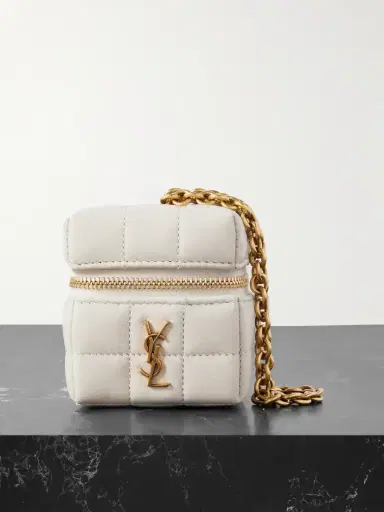Saint Laurent Cassandre Matelassé Mini Quilted Leather Pouch | Thumbnail 1 Saint Laurent Cassandre Matelassé Mini Quilted Leather Pouch | Thumbnail 1