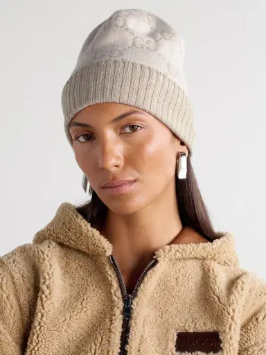 Gucci Jacquard-knit Cashmere Beanie | Thumbnail 2