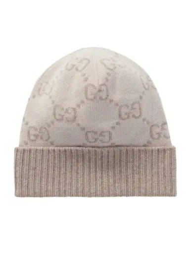 Gucci Jacquard-knit Cashmere Beanie | Thumbnail 1