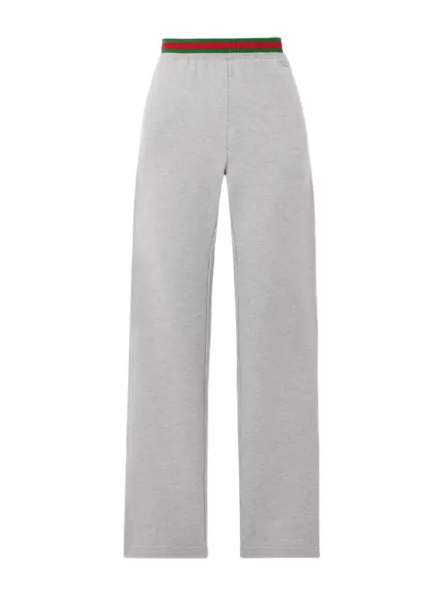 Appliquéd Striped Cotton-jersey Track Pants