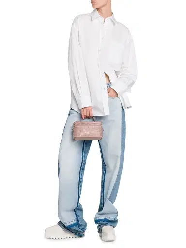 Stella McCartney Women's Poppy Back Shirt - Pink White | Thumbnail 2 Stella McCartney Women's Poppy Back Shirt - Pink White | Thumbnail 2