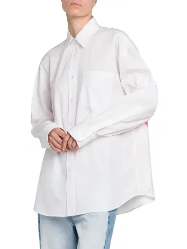 Stella McCartney Women's Poppy Back Shirt - Pink White | Thumbnail 4 Stella McCartney Women's Poppy Back Shirt - Pink White | Thumbnail 4