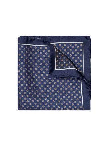 Eton Men's Four-Side Silk Pocket Square | Thumbnail 1