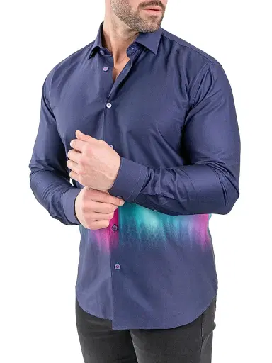 Maceoo Men's Fibonacci Aurora Shirt | Thumbnail 2 Maceoo Men's Fibonacci Aurora Shirt | Thumbnail 2