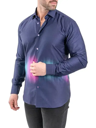 Maceoo Men's Fibonacci Aurora Shirt | Thumbnail 3 Maceoo Men's Fibonacci Aurora Shirt | Thumbnail 3