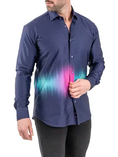 Maceoo Men's Fibonacci Aurora Shirt | Thumbnail 6 Maceoo Men's Fibonacci Aurora Shirt | Thumbnail 6