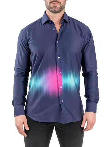 Maceoo Men's Fibonacci Aurora Shirt | Thumbnail 1 Maceoo Men's Fibonacci Aurora Shirt | Thumbnail 1
