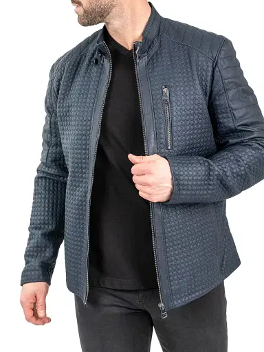 Maceoo Men's Leather Jacket | Thumbnail 4 Maceoo Men's Leather Jacket | Thumbnail 4