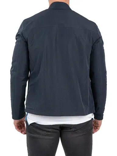 Maceoo Men's Leather Reverse Jacket - Orange | Thumbnail 7 Maceoo Men's Leather Reverse Jacket - Orange | Thumbnail 7