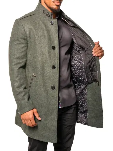 Maceoo Men's Peacoat | Thumbnail 3