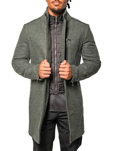 Maceoo Men's Peacoat | Thumbnail 4