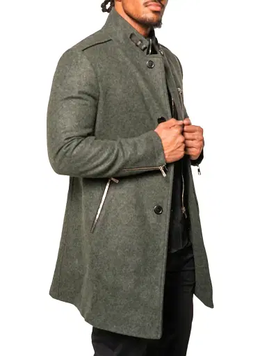 Maceoo Men's Peacoat | Thumbnail 7
