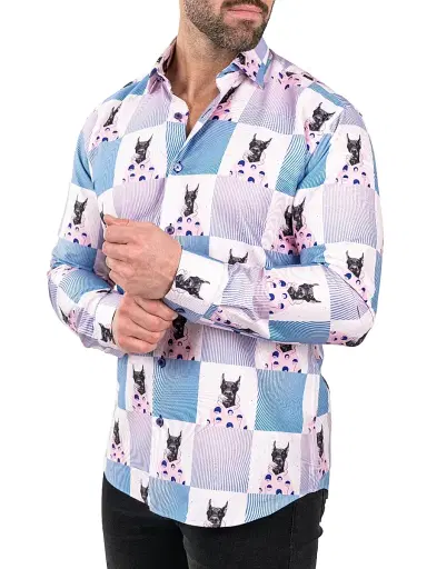 Maceoo Men's Fibonacci Snoop Shirt | Thumbnail 2 Maceoo Men's Fibonacci Snoop Shirt | Thumbnail 2