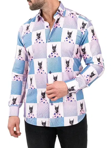 Maceoo Men's Fibonacci Snoop Shirt | Thumbnail 3 Maceoo Men's Fibonacci Snoop Shirt | Thumbnail 3