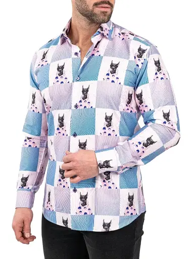 Maceoo Men's Fibonacci Snoop Shirt | Thumbnail 5 Maceoo Men's Fibonacci Snoop Shirt | Thumbnail 5