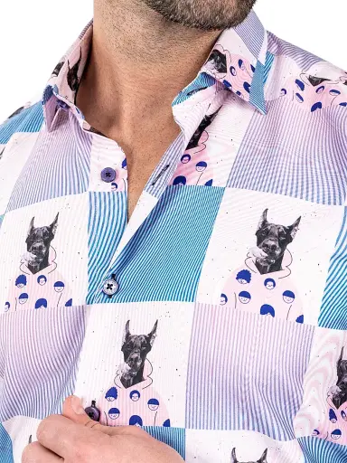 Maceoo Men's Fibonacci Snoop Shirt | Thumbnail 8 Maceoo Men's Fibonacci Snoop Shirt | Thumbnail 8