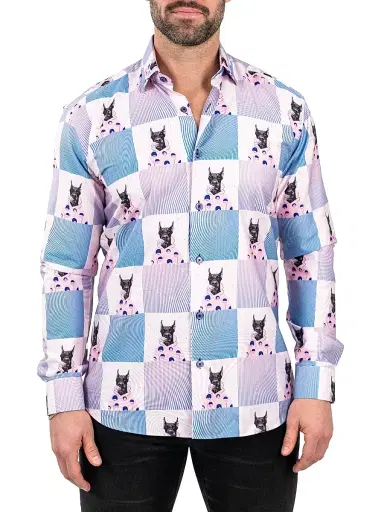 Maceoo Men's Fibonacci Snoop Shirt | Thumbnail 1 Maceoo Men's Fibonacci Snoop Shirt | Thumbnail 1