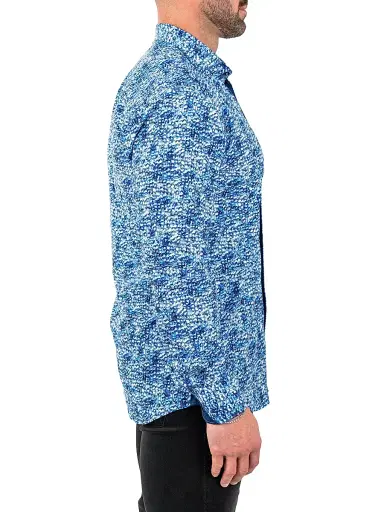 Maceoo Men's Einstein Stretch Shirt - Blue | Thumbnail 5 Maceoo Men's Einstein Stretch Shirt - Blue | Thumbnail 5