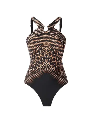 Miraclesuit Swim Women's Topkapi Aphrodite Abstract One-Piece Swimsuit - Black Multi | Thumbnail 1 Miraclesuit Swim Women's Topkapi Aphrodite Abstract One-Piece Swimsuit - Black Multi | Thumbnail 1