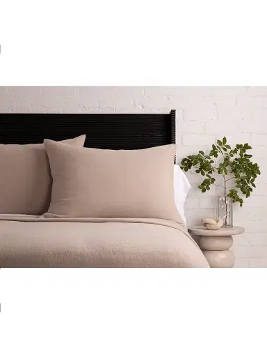 Pom Pom at Home Hunter Linen Big Pillow - White | Thumbnail 2