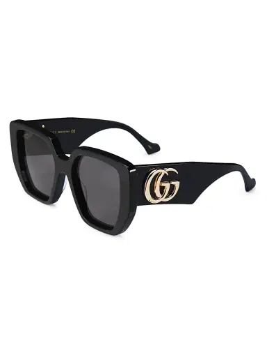 Gucci Women's Generation 54MM Oversized Rectangular Sunglasses | Thumbnail 1 Gucci Women's Generation 54MM Oversized Rectangular Sunglasses | Thumbnail 1