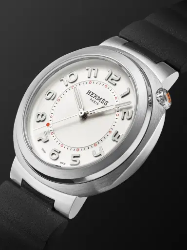 Hermès Timepieces Cut Automatic Stainless Steel Watch, Ref. 404924WW00 - Men | Thumbnail 4 Hermès Timepieces Cut Automatic Stainless Steel Watch, Ref. 404924WW00 - Men | Thumbnail 4