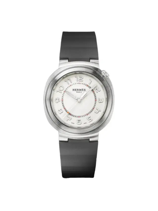 Hermès Timepieces Cut Automatic Stainless Steel Watch, Ref. 404924WW00 - Men