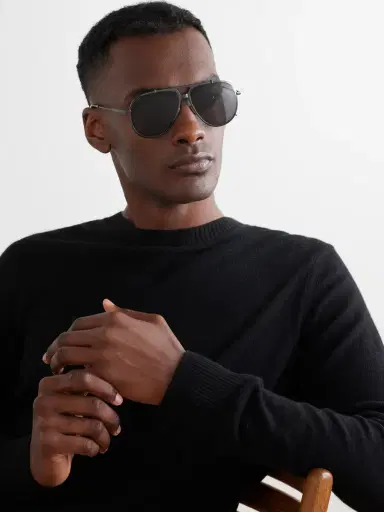 DIOR Eyewear DiorBlackSuit A3U Aviator-Style Metal Sunglasses - Men | Thumbnail 2 DIOR Eyewear DiorBlackSuit A3U Aviator-Style Metal Sunglasses - Men | Thumbnail 2