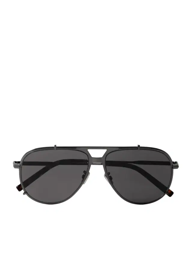 DIOR Eyewear DiorBlackSuit A3U Aviator-Style Metal Sunglasses - Men