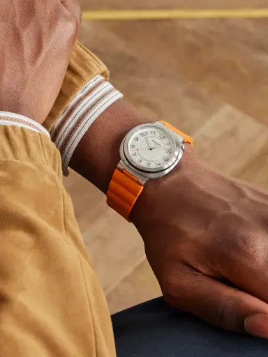 Hermès Timepieces Cut Automatic Stainless Steel Watch, Ref. 403195WW00 - Men | Thumbnail 2 Hermès Timepieces Cut Automatic Stainless Steel Watch, Ref. 403195WW00 - Men | Thumbnail 2